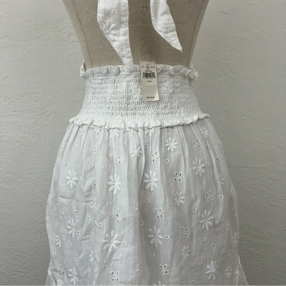 NWT Aerie spring fling white halter dress medium - Picture 5 of 8